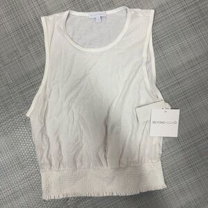 Beyond Yoga White Tank Top